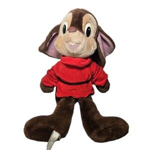 Vintage 1986 Fievel An American Tail Mouse CalToy Plush